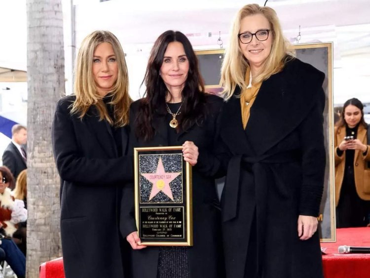 Courteney Cox's Hollywood Walk of Fame ceremony